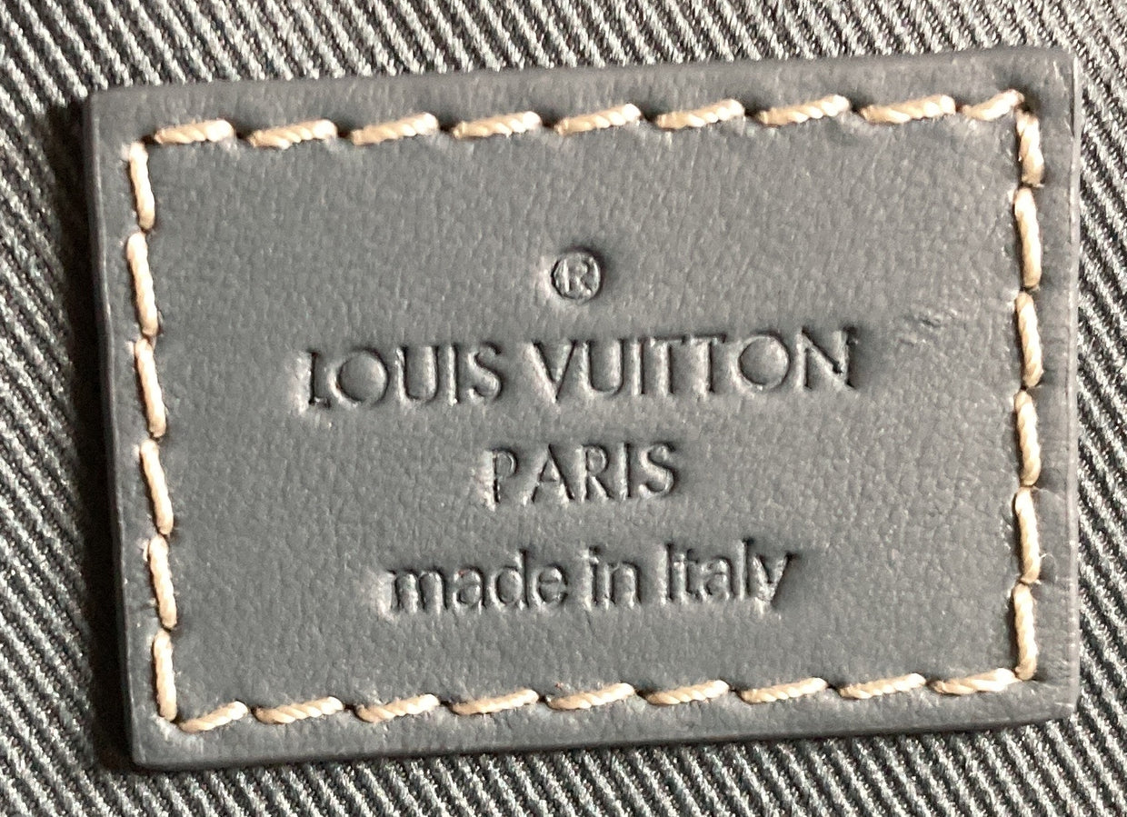 Montsouris Backpack Monogram Washed Denim GM - Deep Luxury