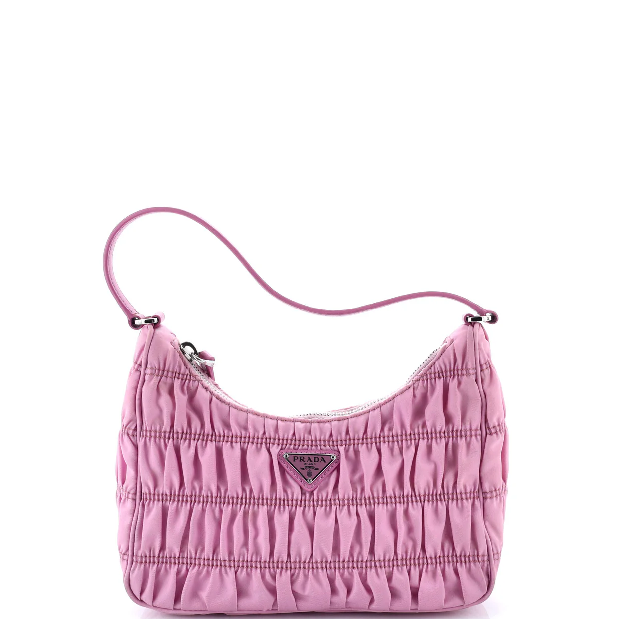 Hobo Tessuto Gaufre with Saffiano Mini - Deep Luxury