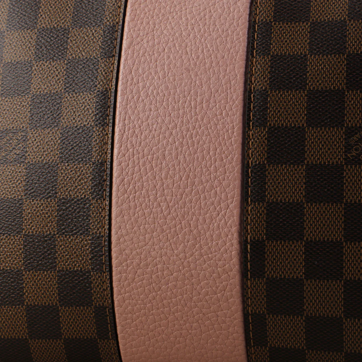 Bond Street Handbag Damier with Leather MM - Deep Luxury