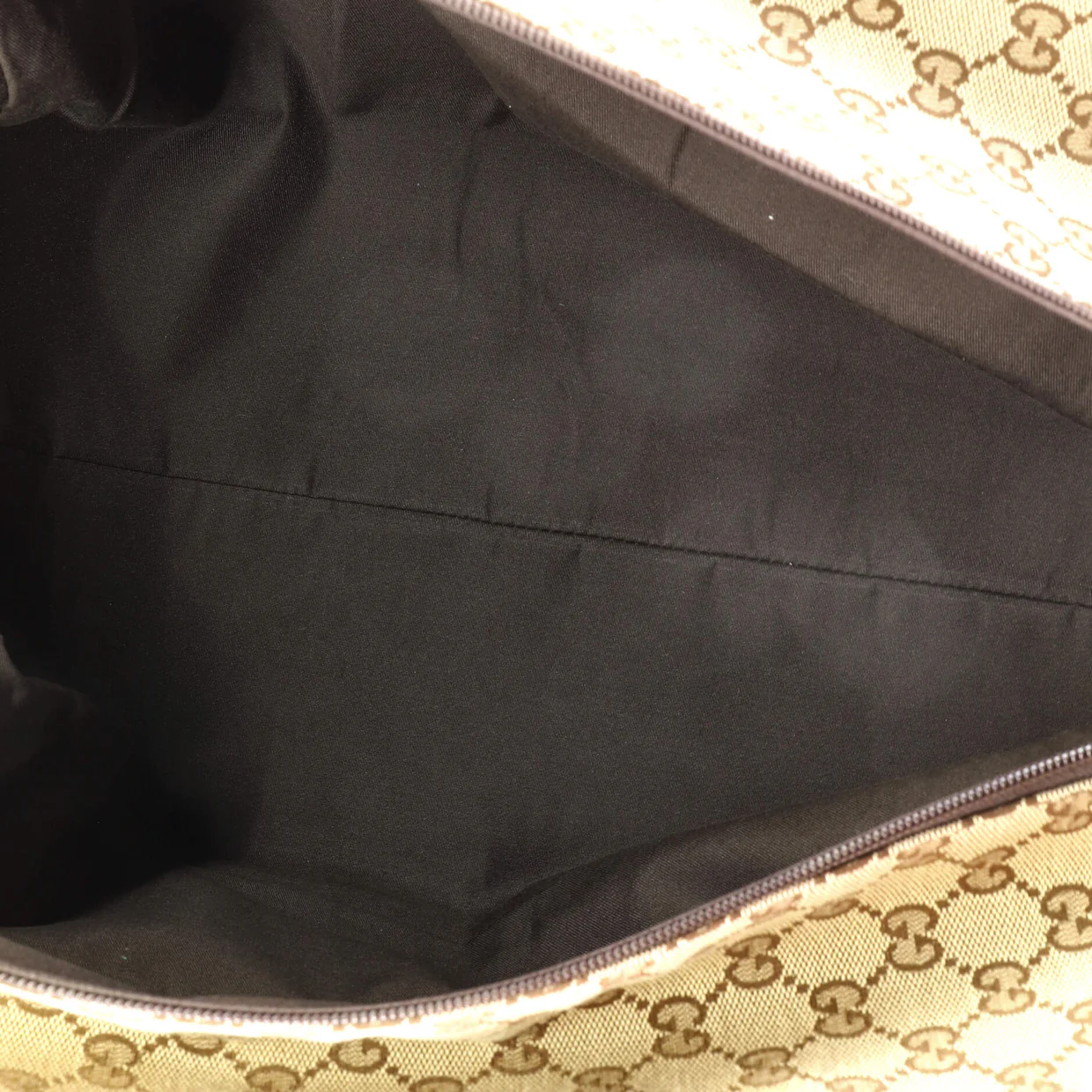 Web Carry On Duffle Bag GG Canvas with Leather Medium - Deep Luxury