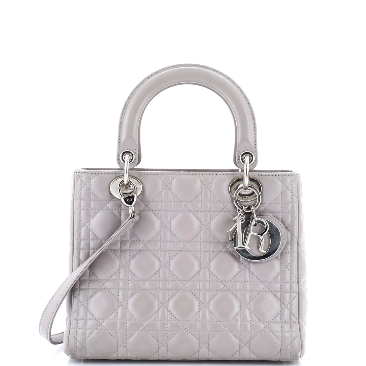 Lady Dior Bag Cannage Quilt Lambskin Medium - Deep Luxury