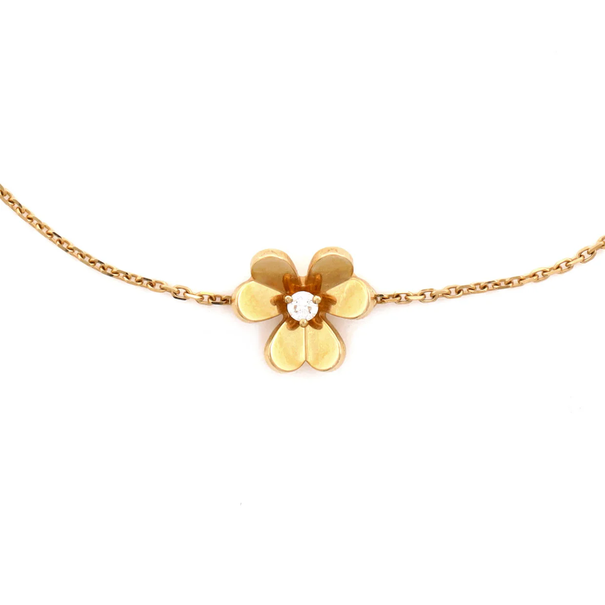 Frivole Bracelet 18K Yellow Gold with Diamond Mini - Deep Luxury
