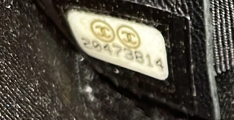 Boy Brick Flap Bag Patent with Crystal Inlaid Plexiglass Horizontal - Deep Luxury