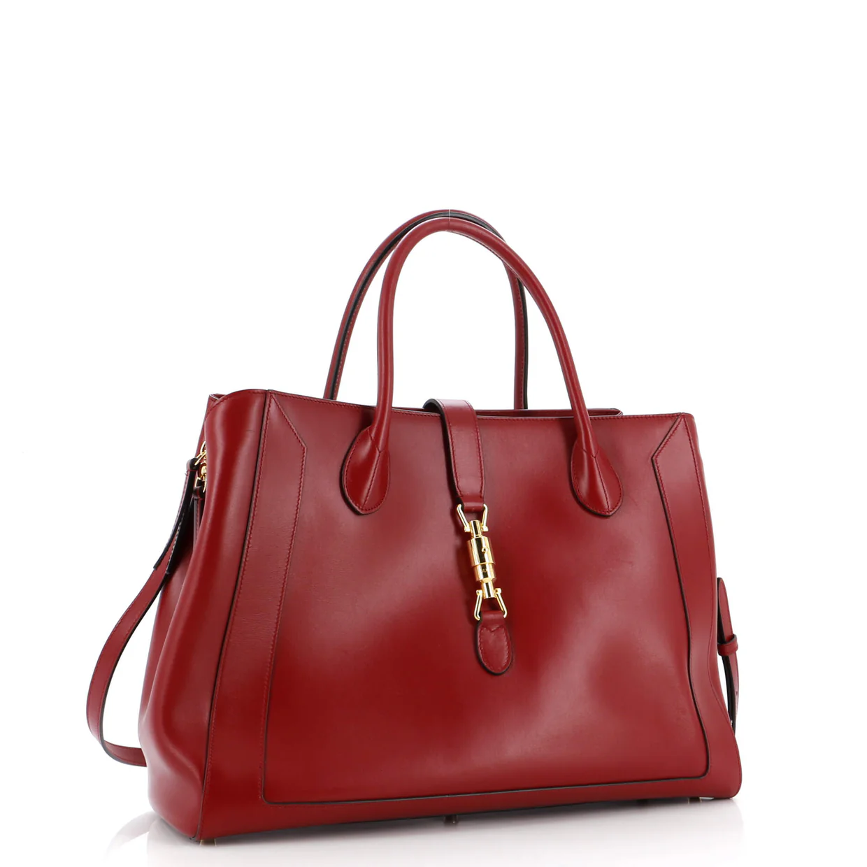 Jackie 1961 Tote Leather Large - Deep Luxury