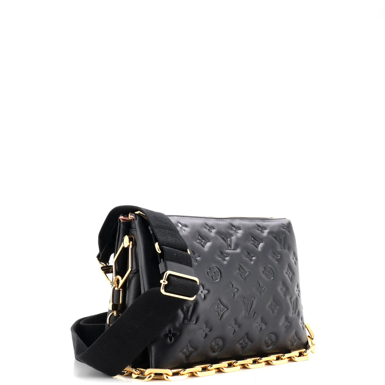 Coussin Bag Monogram Embossed Lambskin PM - Deep Luxury