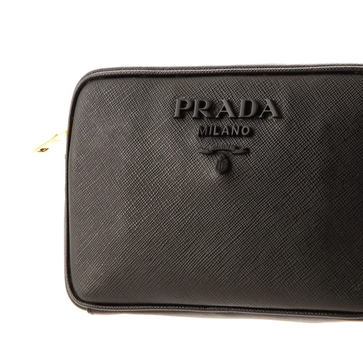 Monochrome Camera Bag Saffiano Leather Small - Deep Luxury