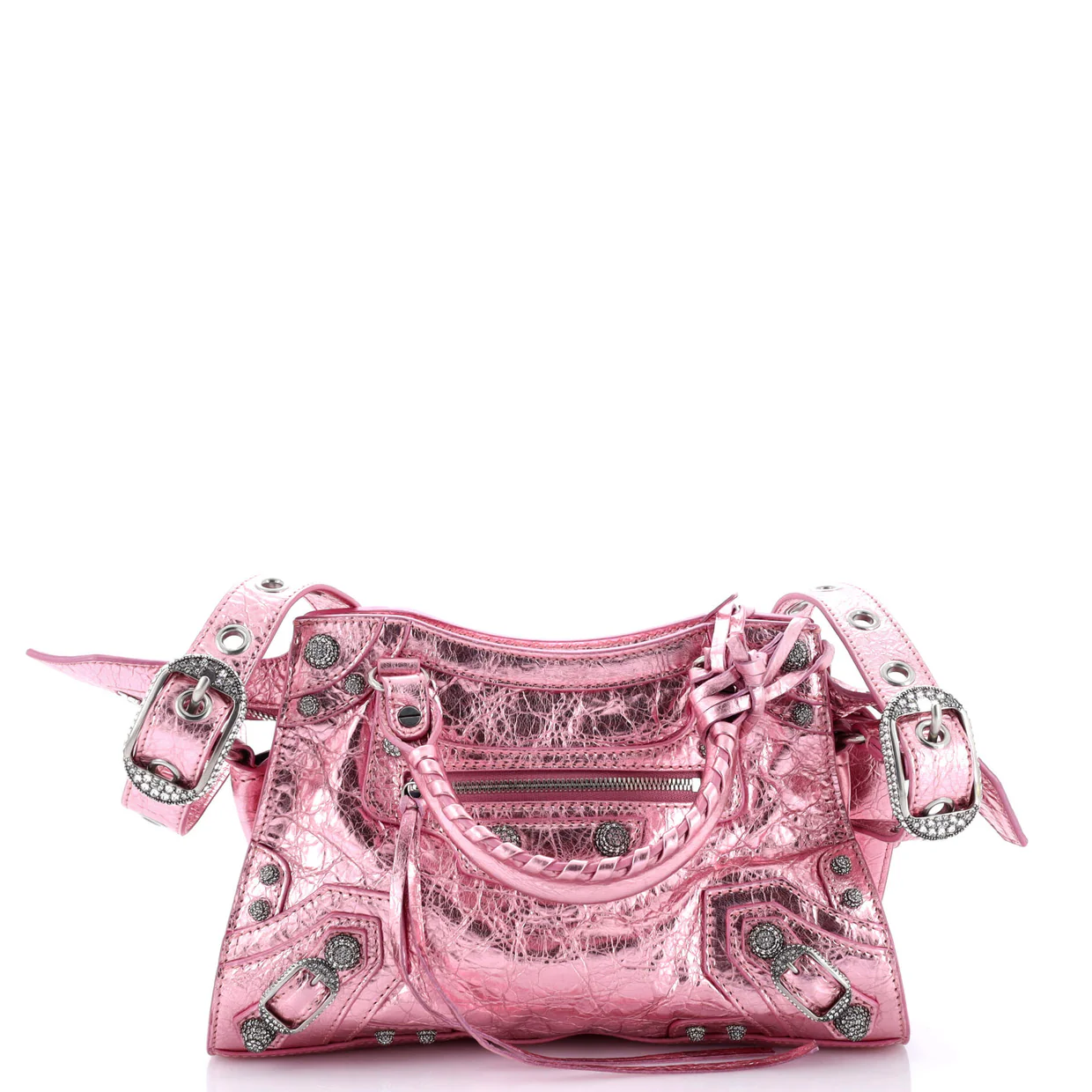 Neo Cagole City Bag Leather with Crystals XS - Deep Luxury