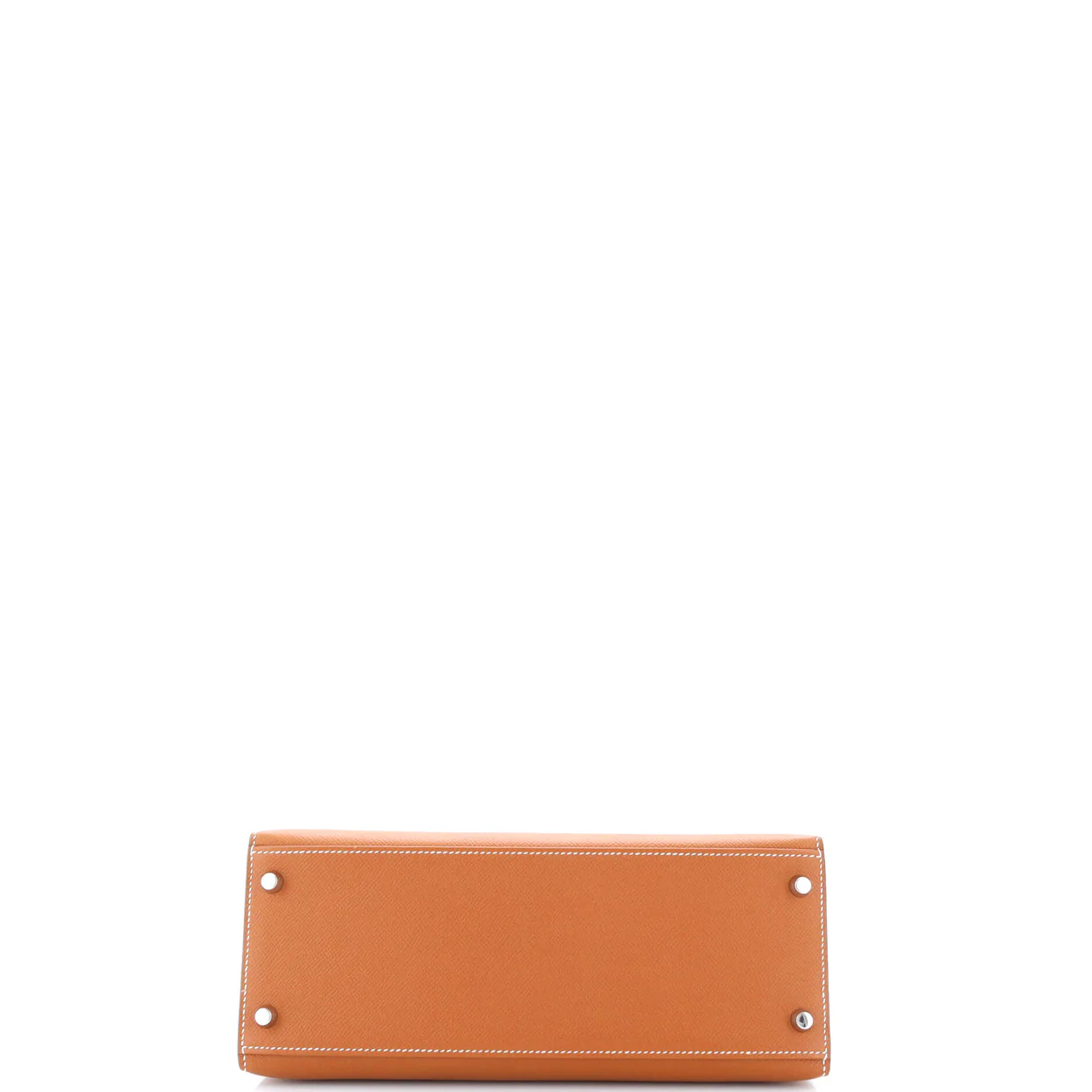 Kelly Handbag Gold Epsom with Palladium Hardware 28 - Deep Luxury