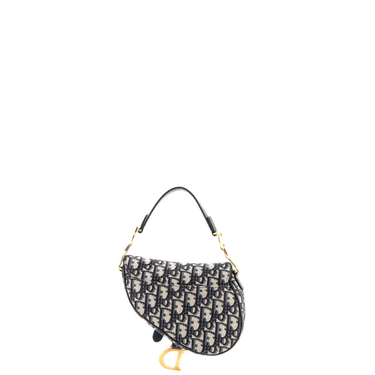 Saddle Handbag Oblique Canvas Mini - Deep Luxury