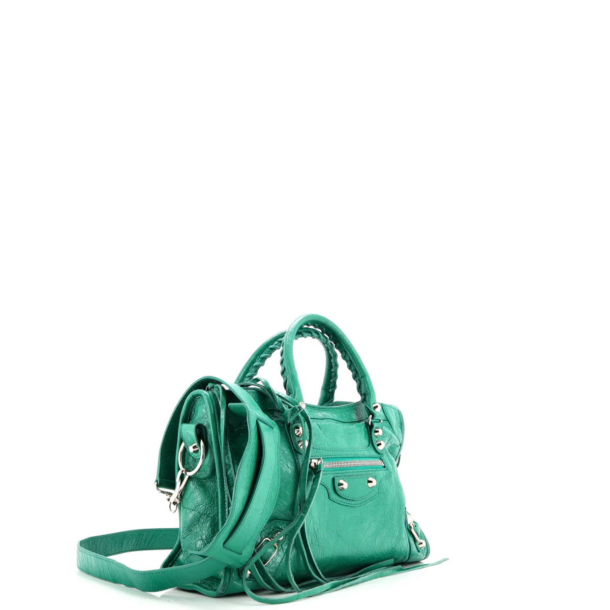 City Classic Studs Bag Leather Small - Deep Luxury