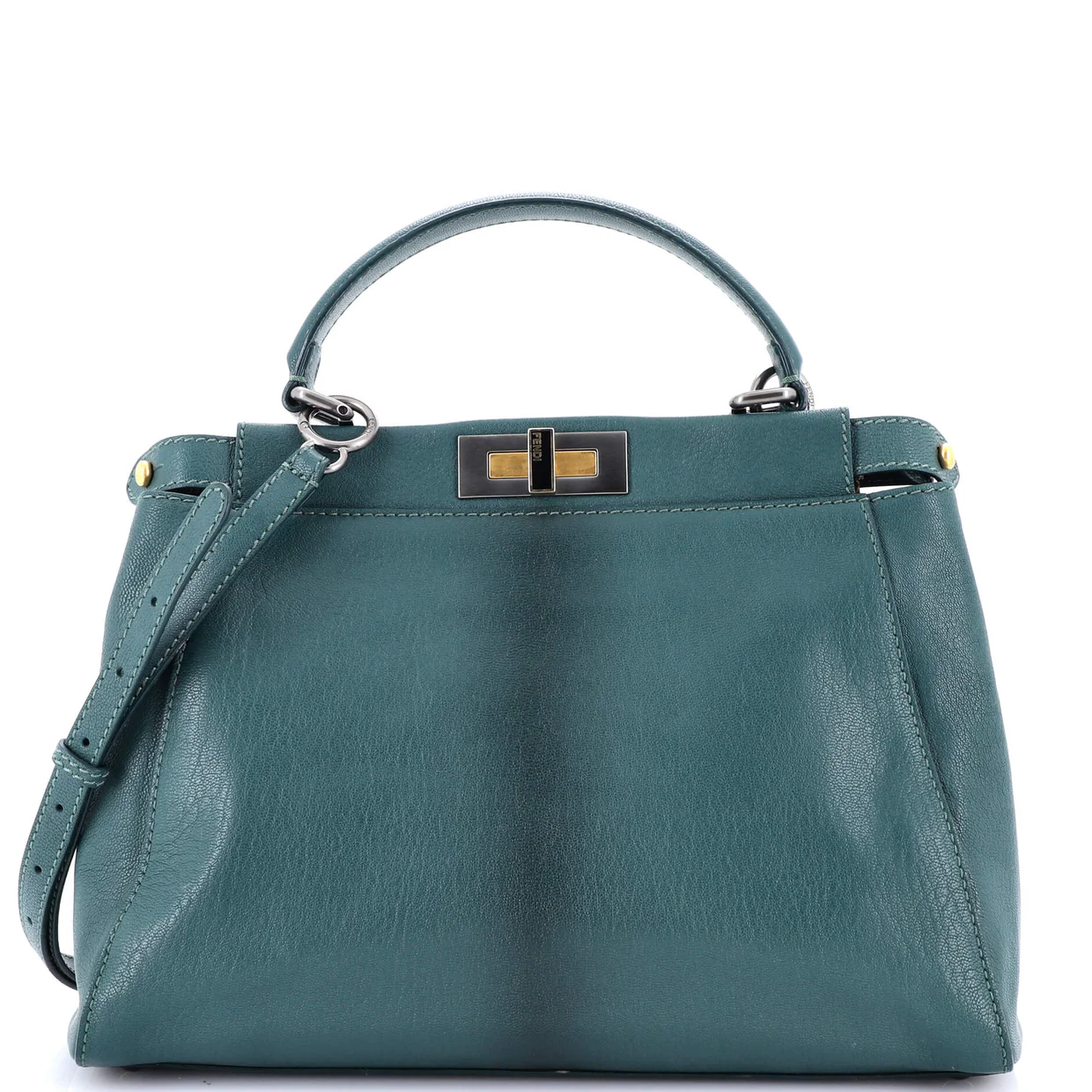 Peekaboo Bag Soft Leather Regular - Deep Luxury