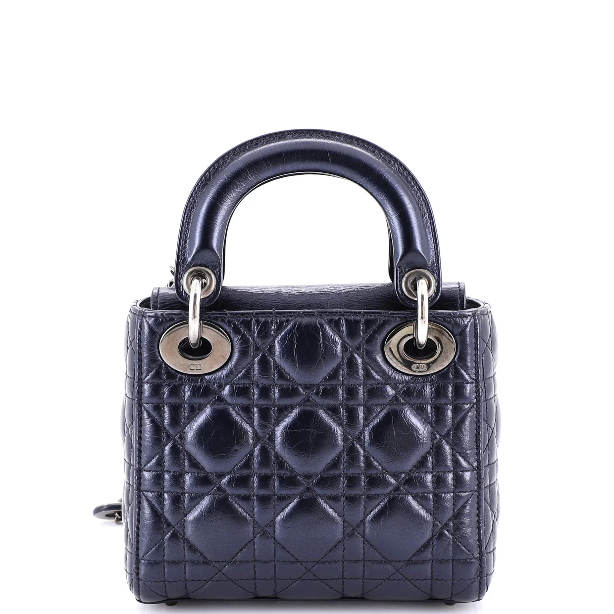 Lady Dior Chain Bag Cannage Quilt Lambskin Mini - Deep Luxury