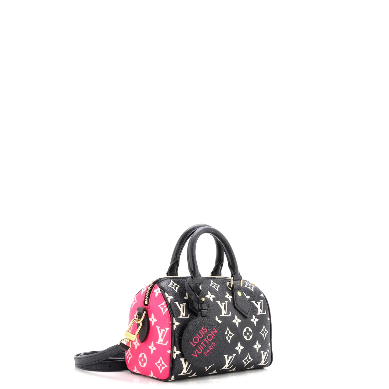 Speedy Bandouliere Bag Spring in the City Monogram Empreinte Leather 20 - Deep Luxury