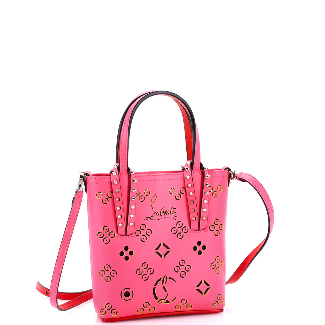Cabata Tote Perforated Leather Mini - Deep Luxury