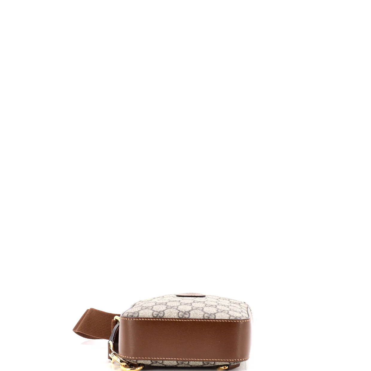 Interlocking G Patch Sling Bag GG Coated Canvas Small - Deep Luxury