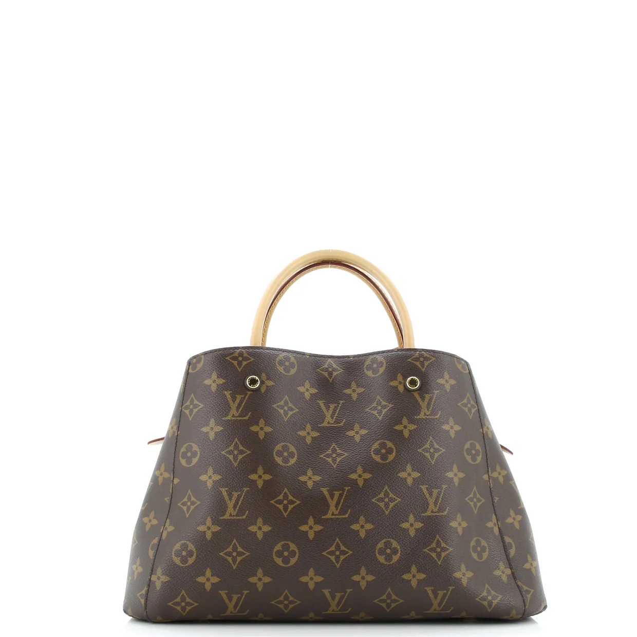 Montaigne Handbag Monogram Canvas MM - Deep Luxury