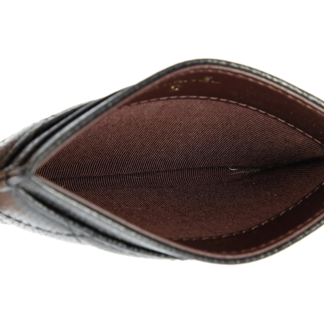 Classic Card Holder Quilted Caviar - Deep Luxury