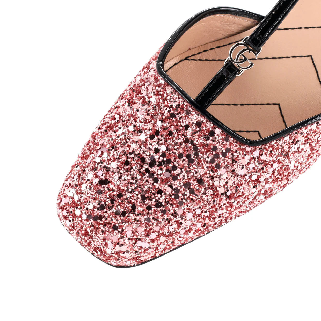 Women's Slingback Pumps Glitter and Patent - Deep Luxury