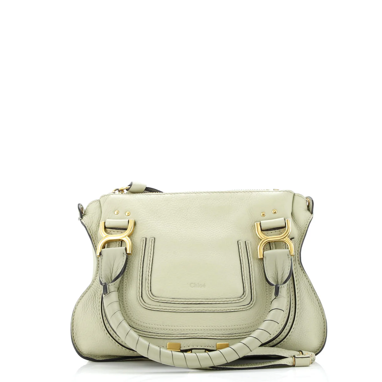 Marcie Satchel Leather Small - Deep Luxury