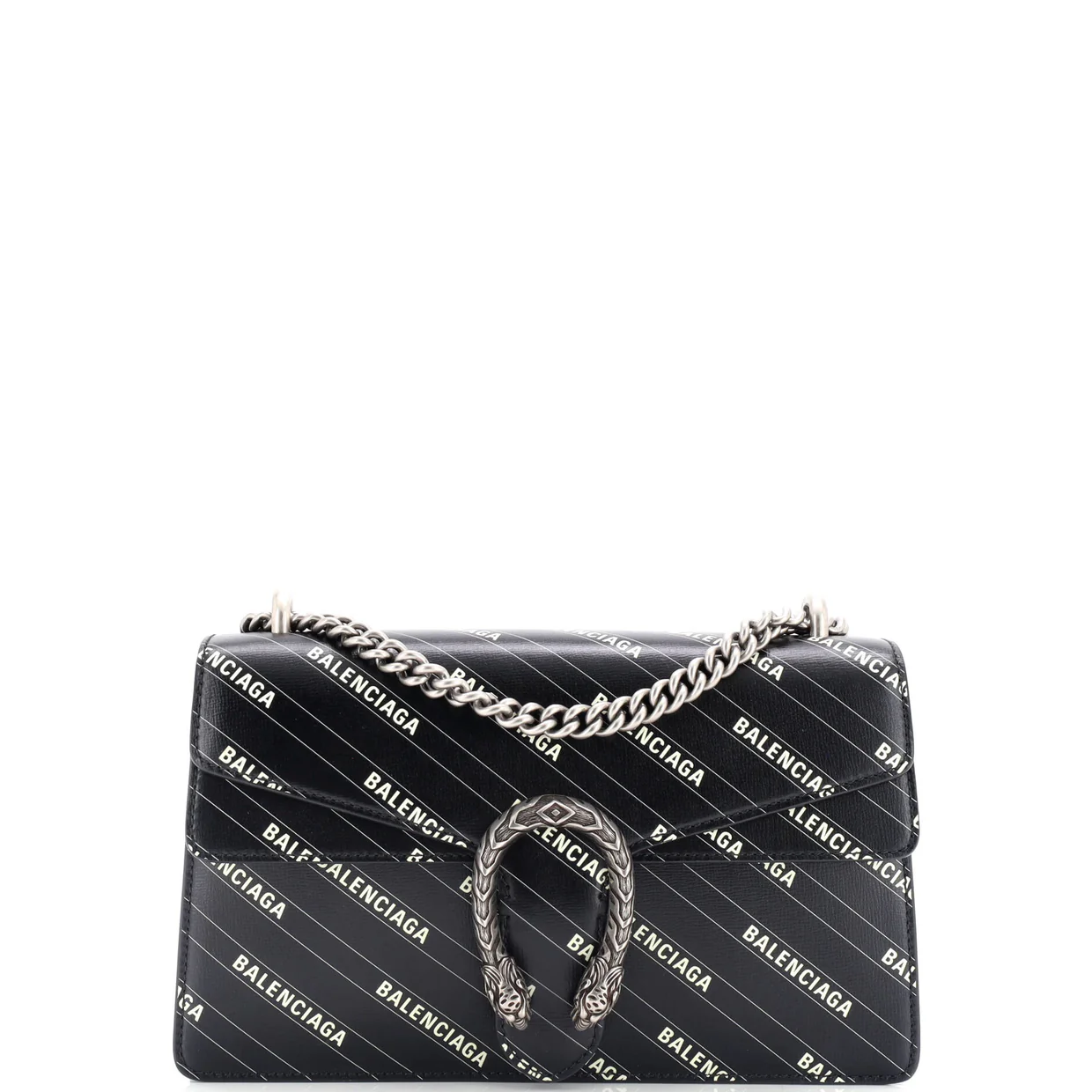 x Balenciaga The Hacker Project Dionysus Bag Logo Printed Leather Small - Deep Luxury