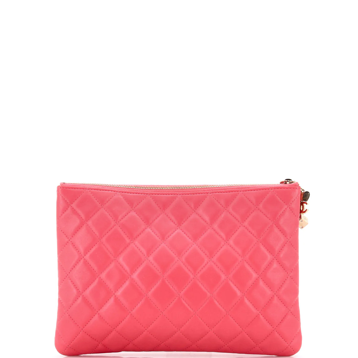 CC Casino O Case Clutch Quilted Lambskin Medium - Deep Luxury