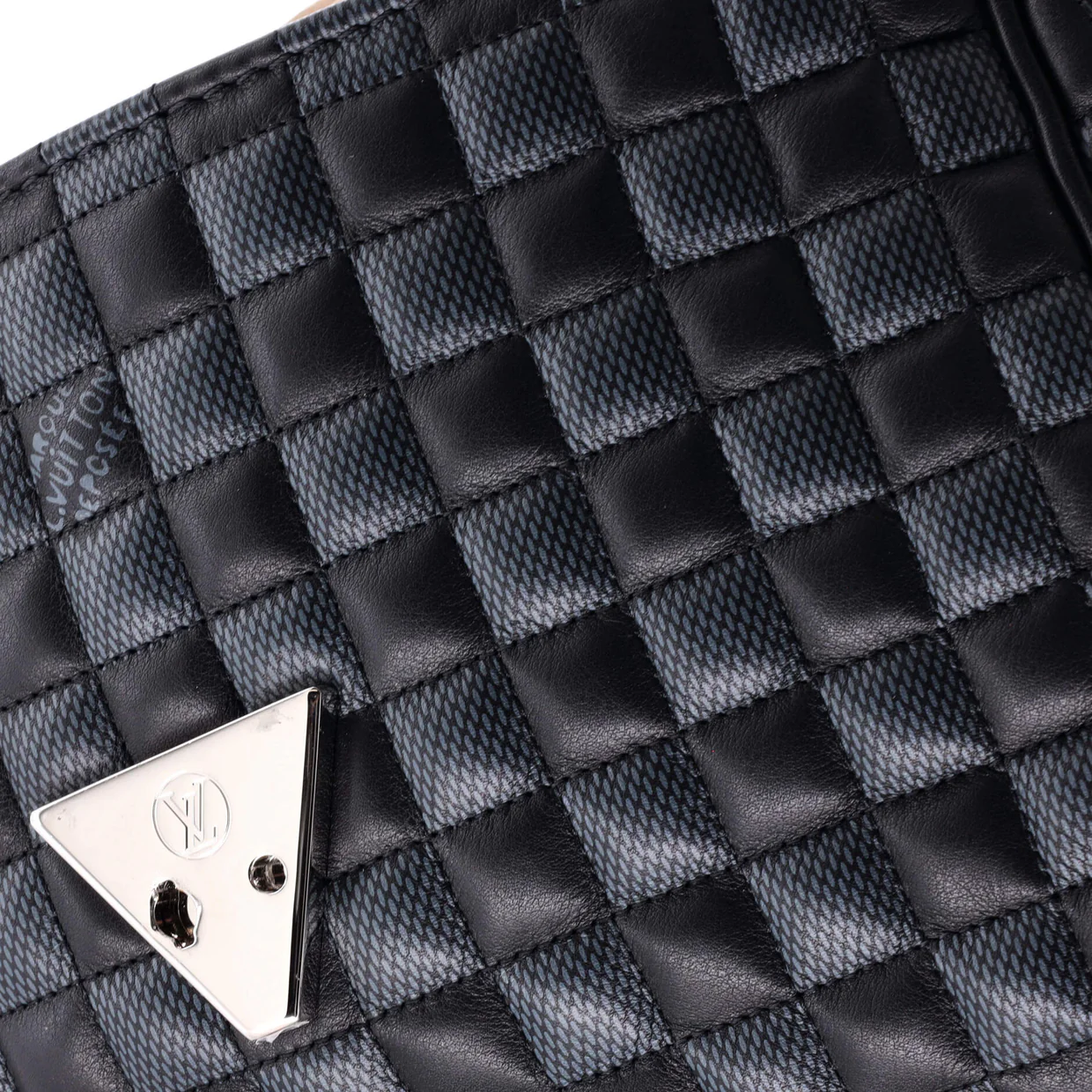 Twist Handbag Damier Quilted Calf Leather MM - Deep Luxury