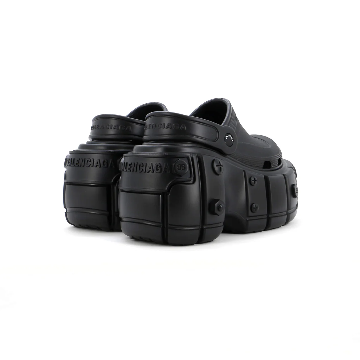 x Crocs Hardcrocs Platform Sandals Rubber - Deep Luxury