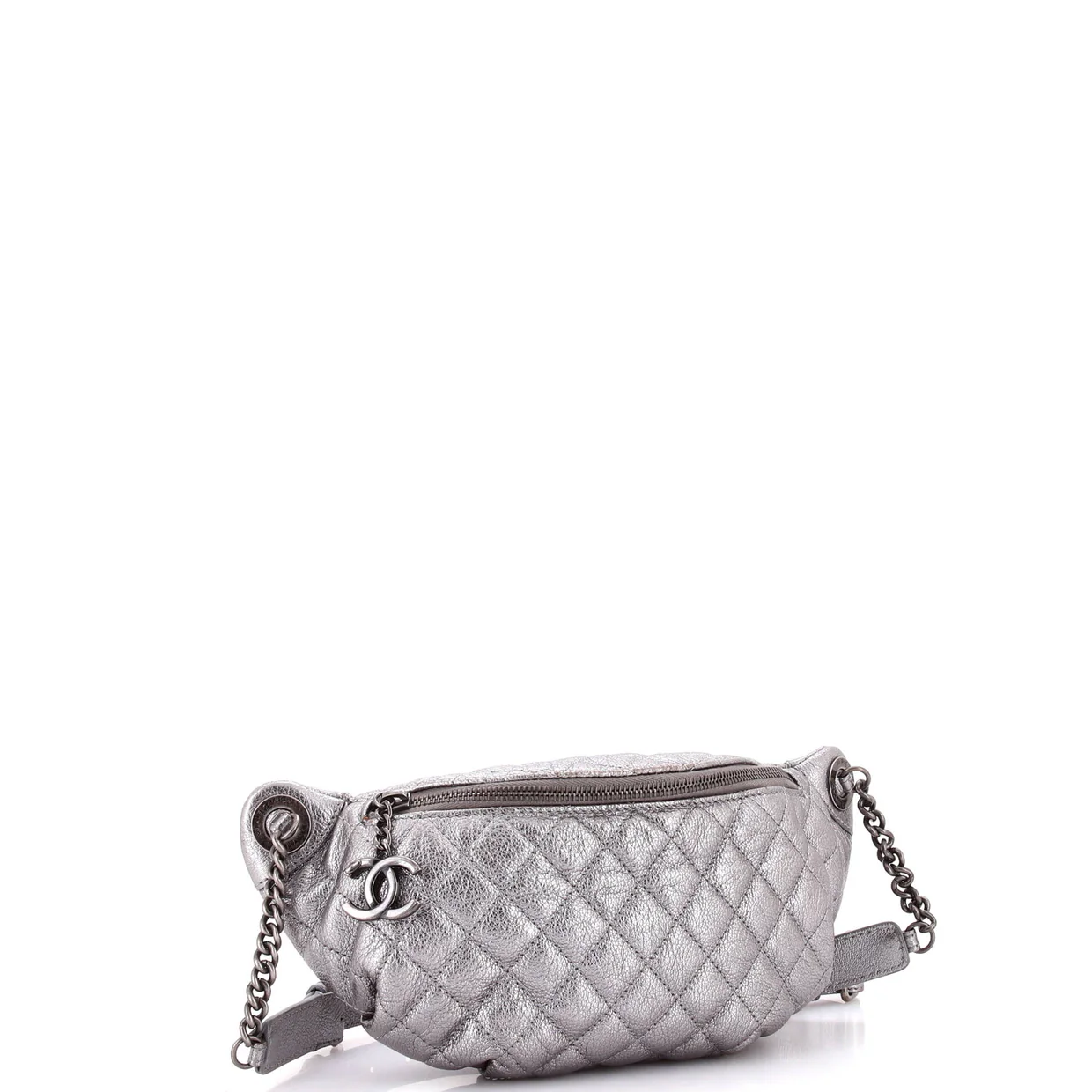 Banane Waist Bag Quilted Leather - Deep Luxury
