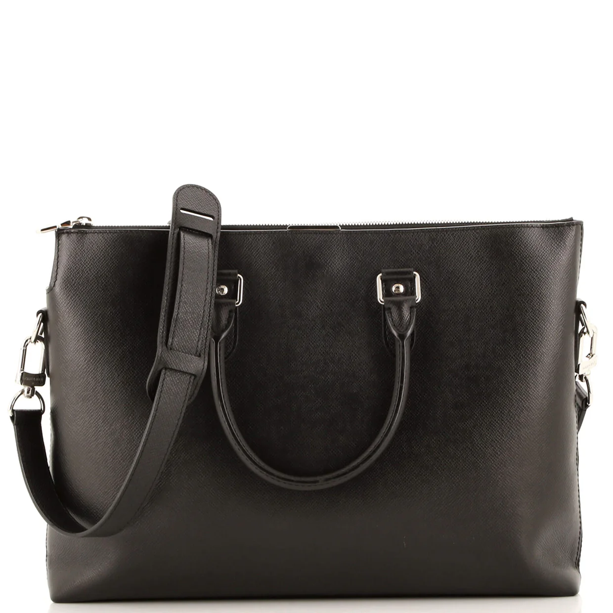 Anton Soft Briefcase Taiga Leather - Deep Luxury