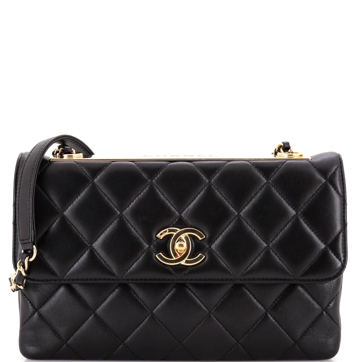 Trendy CC Flap Bag Quilted Lambskin Medium - Deep Luxury