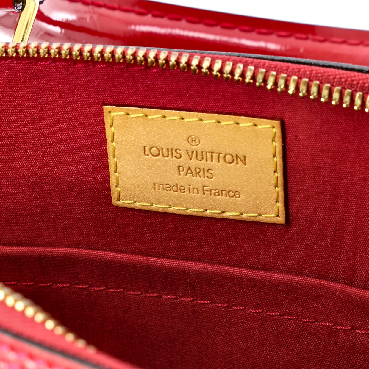 Alma Handbag Monogram Vernis BB - Deep Luxury