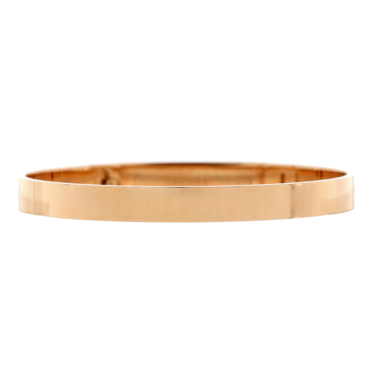 Collier de Chien Bracelet 18K Rose Gold with Pave Diamond Studs PM - Deep Luxury