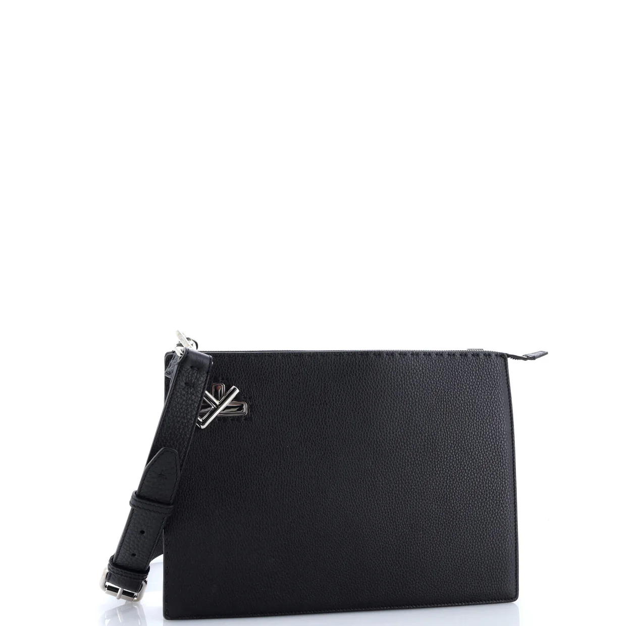 FF Turnlock Crossbody Selleria Leather Medium - Deep Luxury