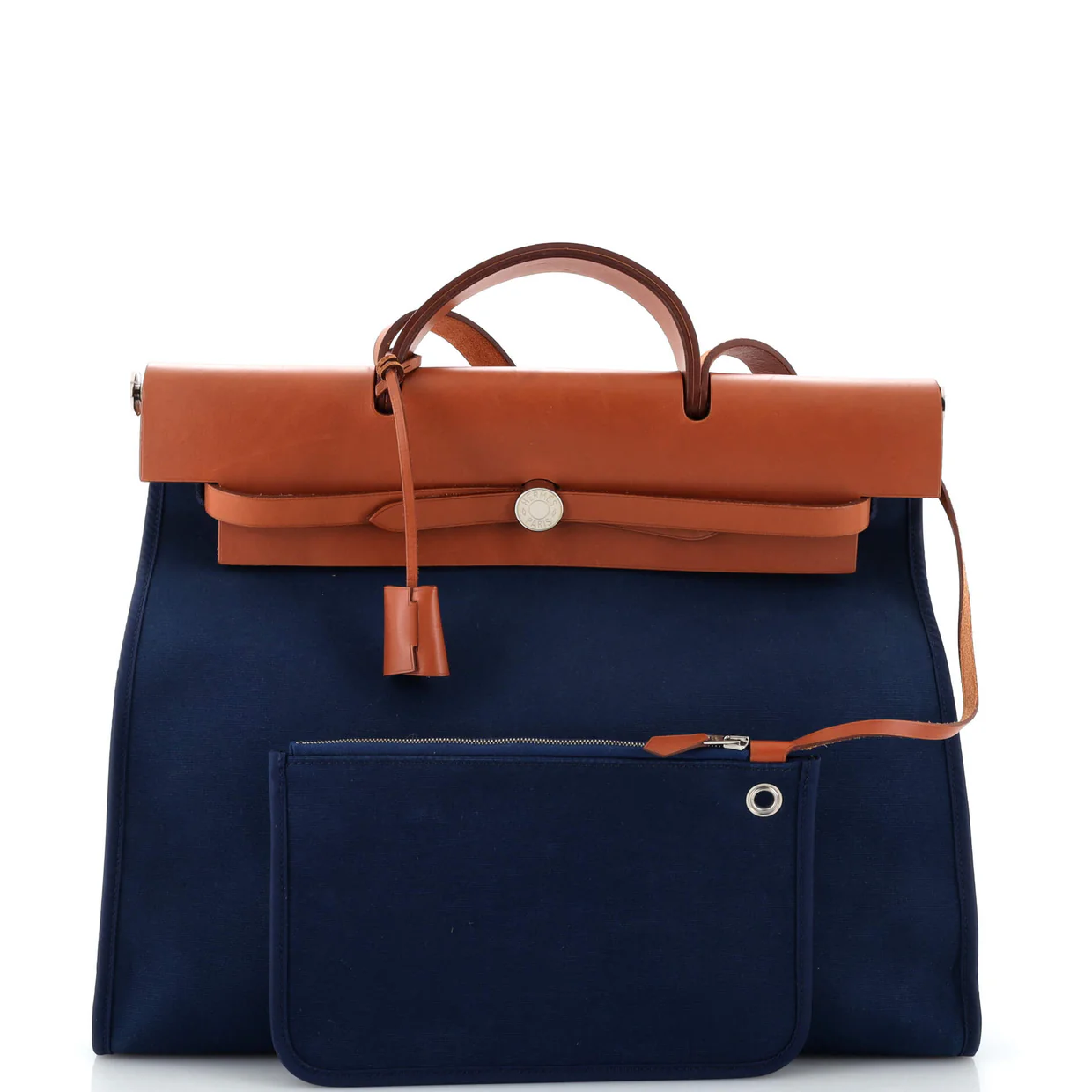 Herbag Zip Leather and Toile 39 - Deep Luxury