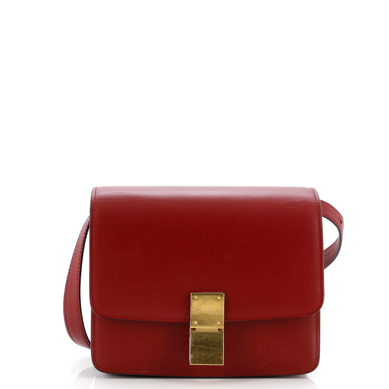 Classic Box Bag Smooth Leather Small - Deep Luxury