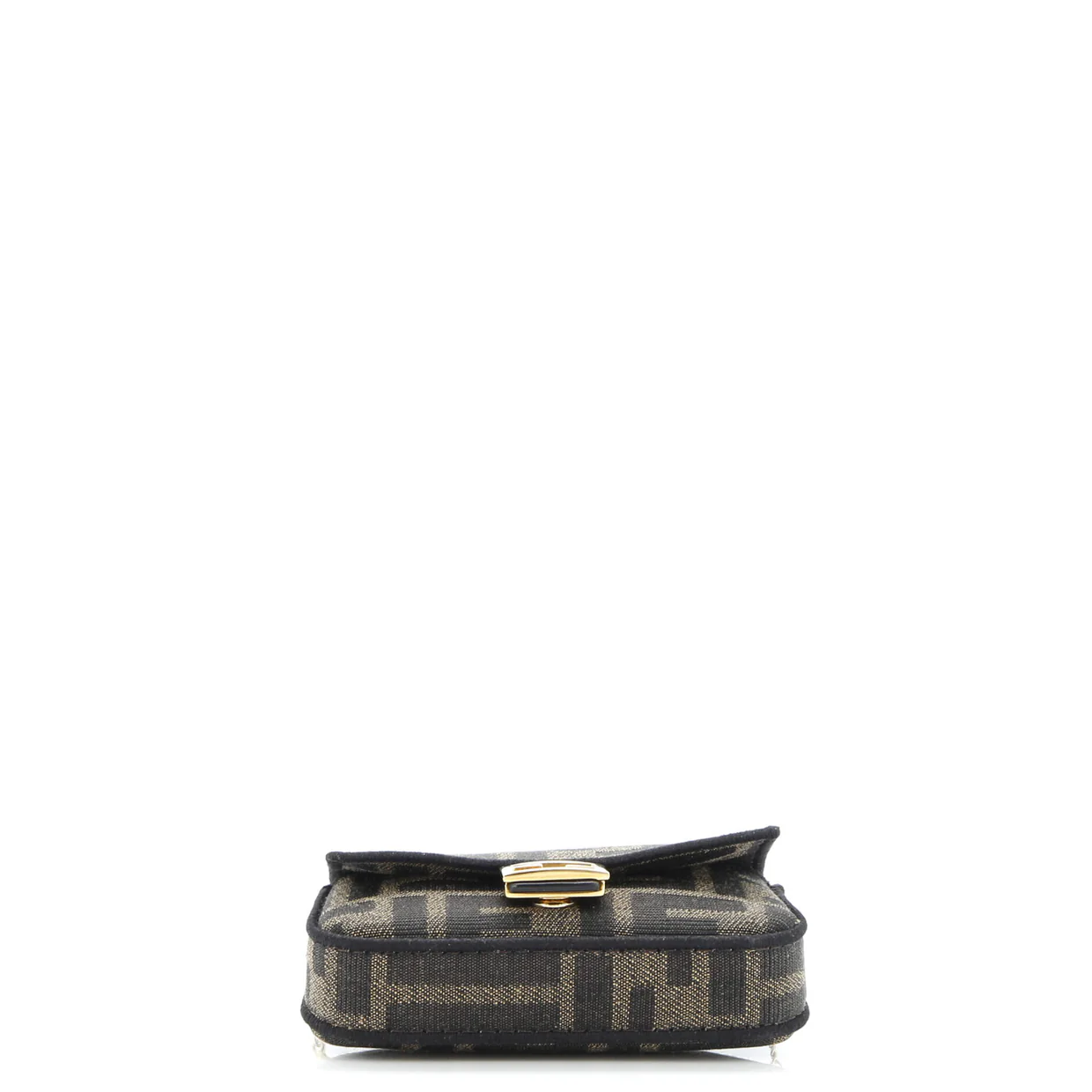 Chain Baguette Charm Bag Zucca Coated Canvas Nano - Deep Luxury