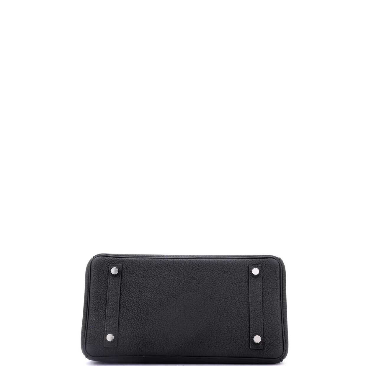 Birkin Handbag Noir Togo with Palladium Hardware 25 - Deep Luxury