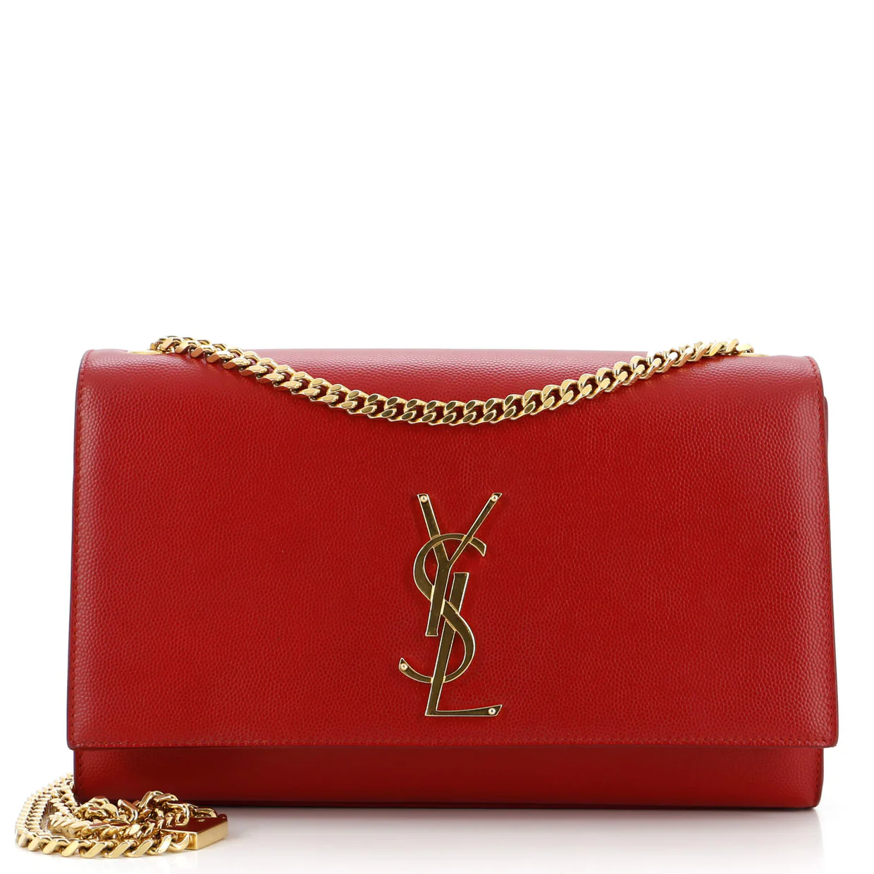 Classic Monogram Crossbody Bag Grainy Leather Medium - Deep Luxury