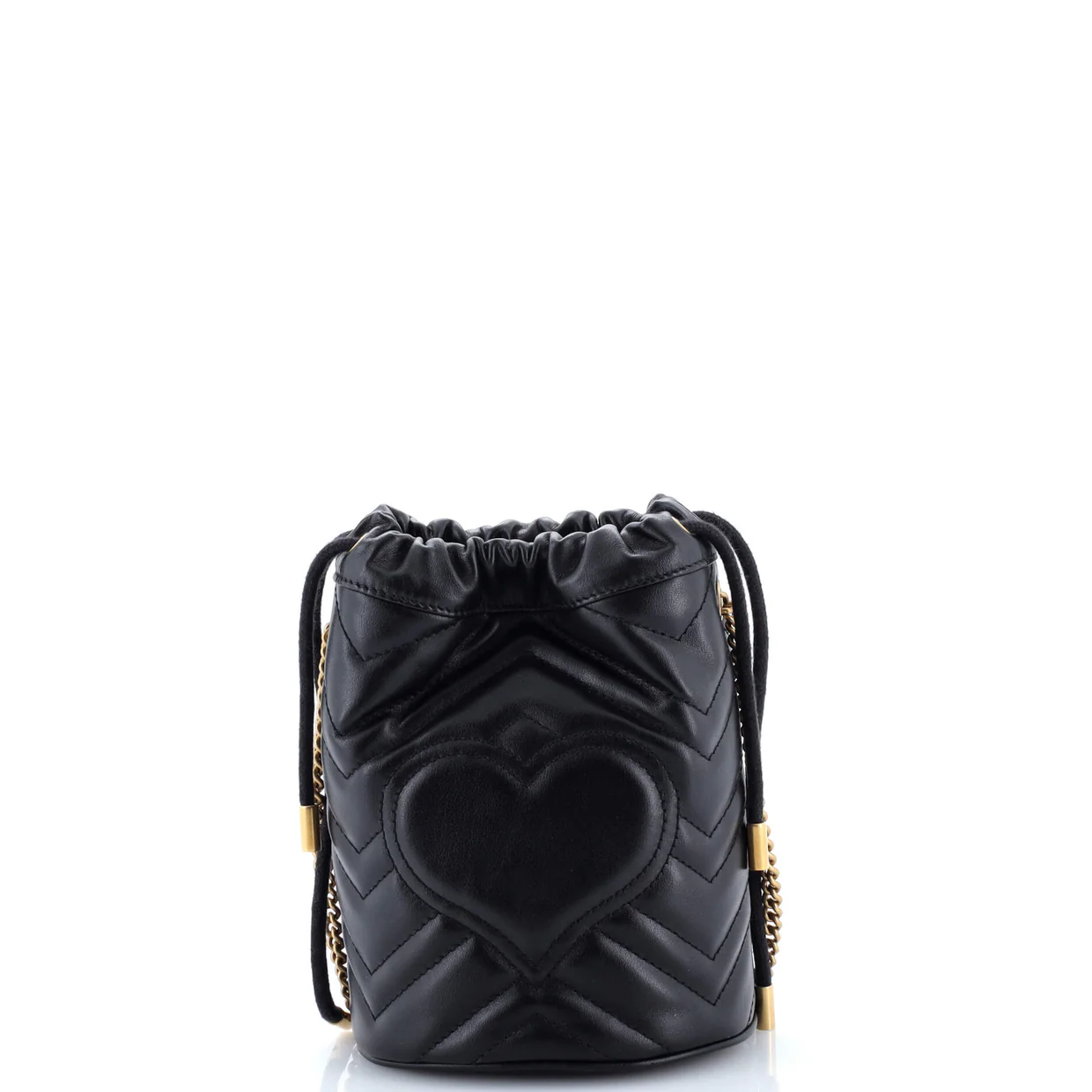 GG Marmont Bucket Bag Matelasse Leather Mini - Deep Luxury