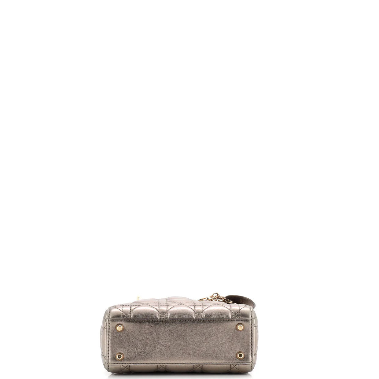 Lady Dior Chain Bag Cannage Quilt Lambskin Mini - Deep Luxury