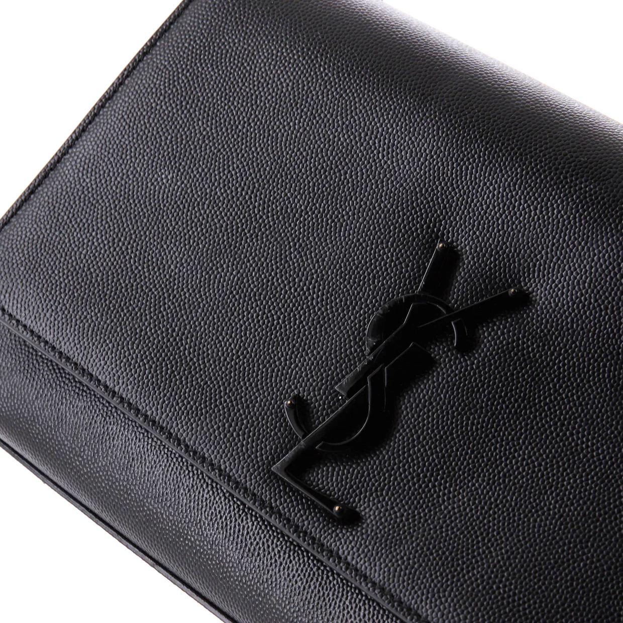 Classic Monogram Crossbody Bag Grainy Leather Medium - Deep Luxury