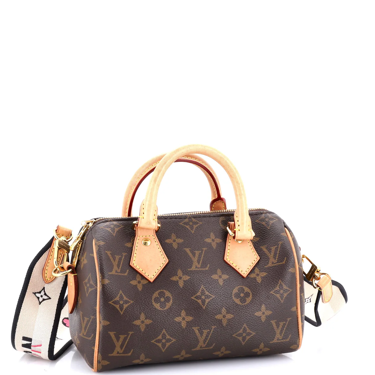 Speedy Bandouliere Bag Monogram Canvas 20 - Deep Luxury