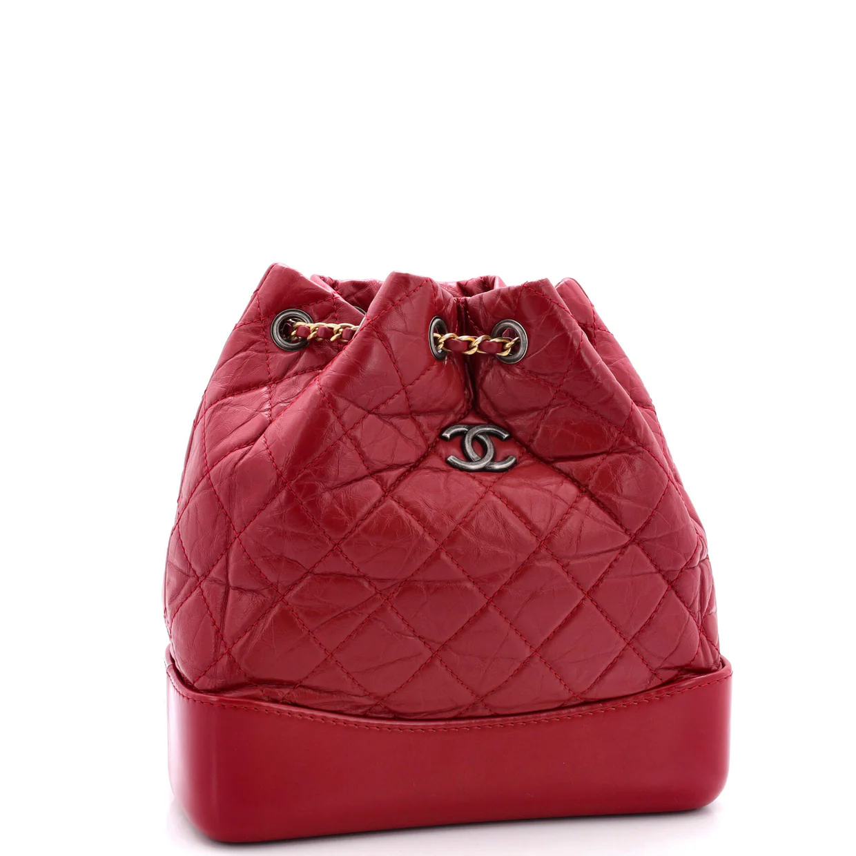 Gabrielle Backpack Quilted Calfskin Small - Deep Luxury