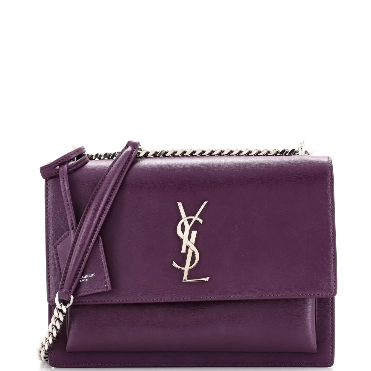Sunset Crossbody Bag Leather Medium - Deep Luxury