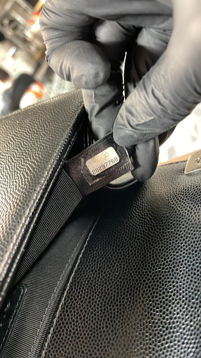 Boy Flap Bag Quilted Caviar Small - Deep Luxury