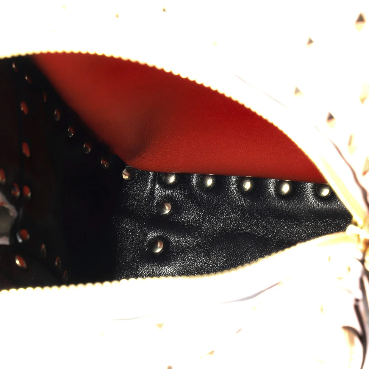 VLTN Rockstud Spike Backpack Quilted Printed Leather Mini - Deep Luxury