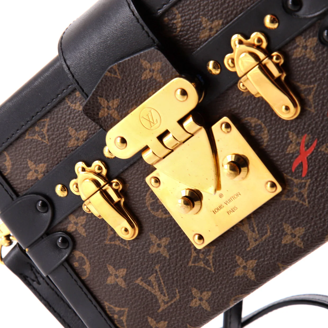 Petite Malle Handbag Monogram Canvas - Deep Luxury
