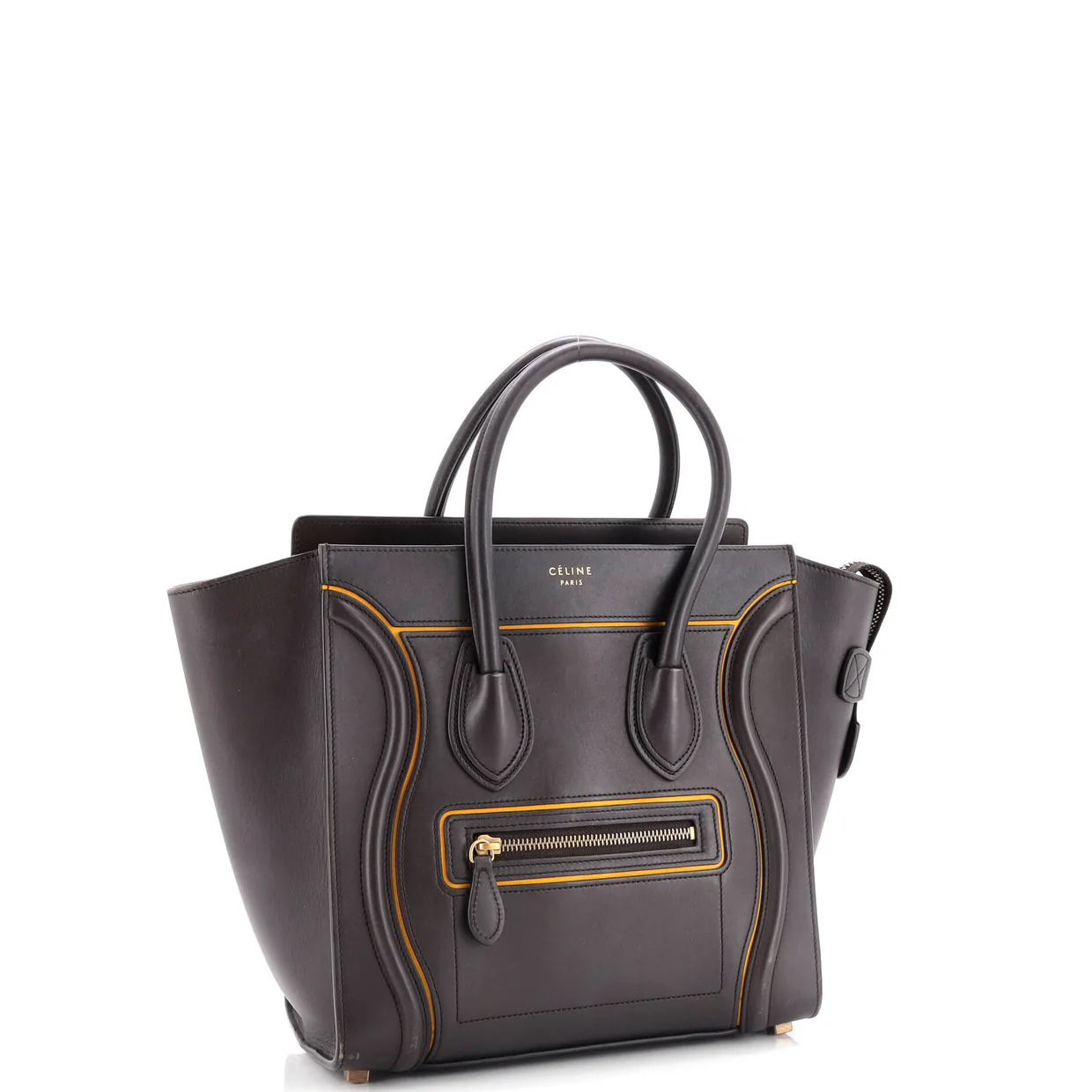 Luggage Bag Smooth Leather Micro - Deep Luxury