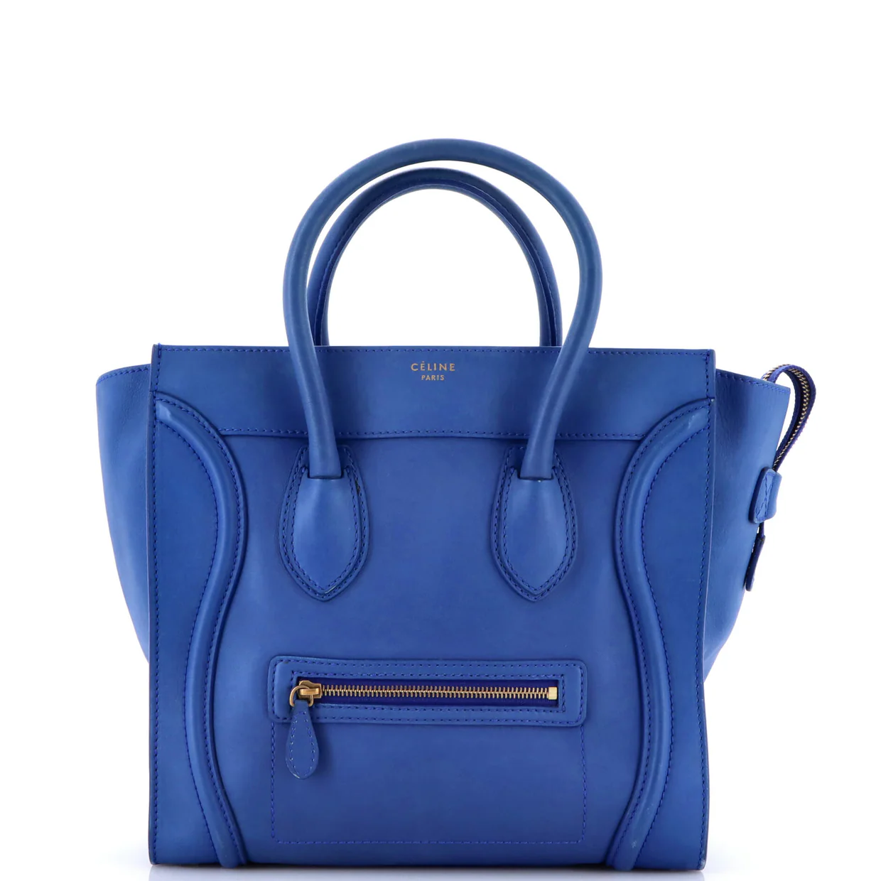 Luggage Bag Smooth Leather Mini - Deep Luxury