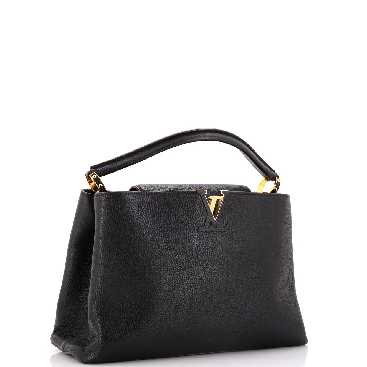 Capucines Bag Leather MM - Deep Luxury